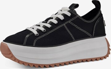 TAMARIS Sneakers laag in Zwart: voorkant