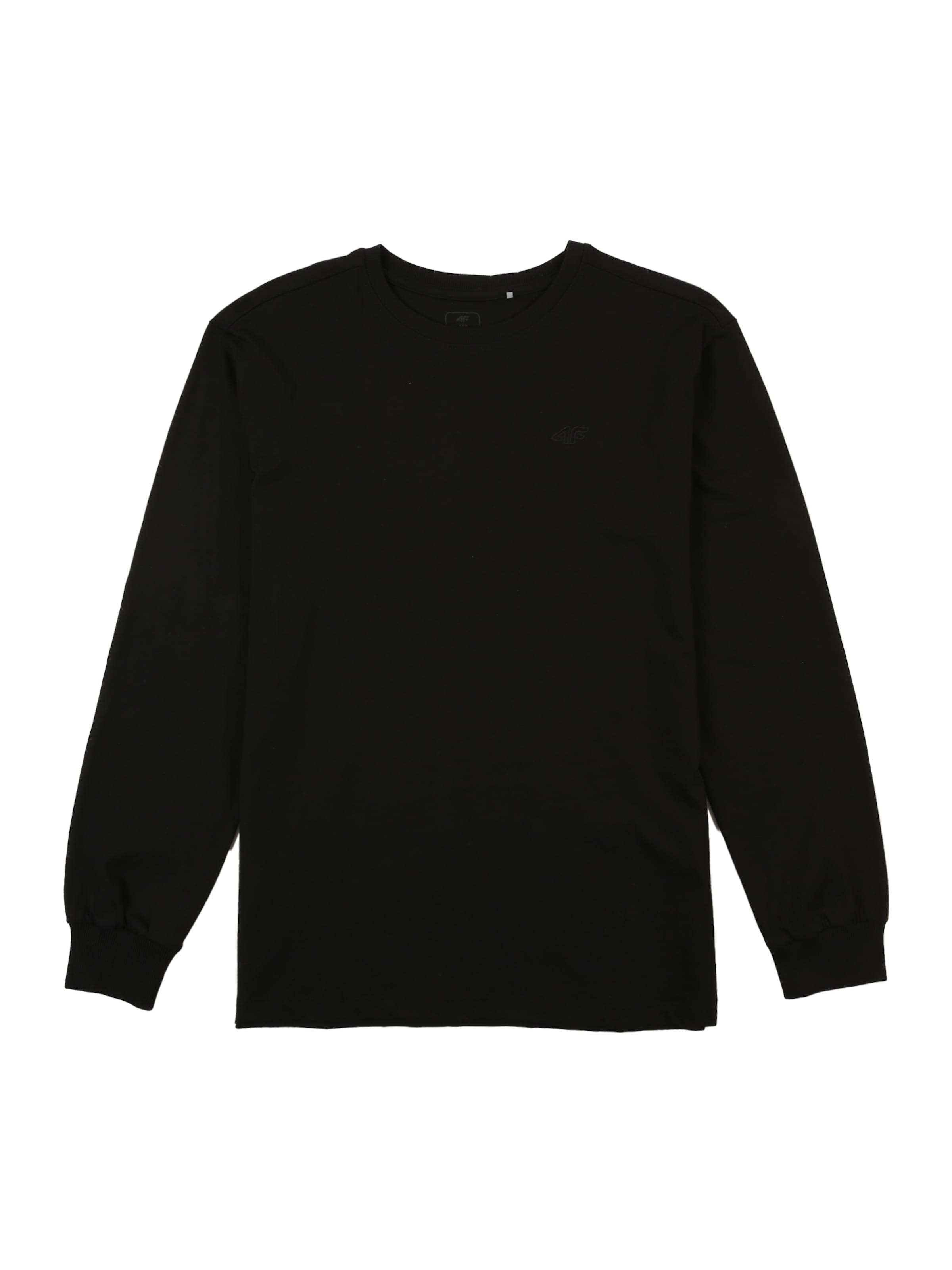 juoda 4F Junior Sportiniai marškinėliai: priekis