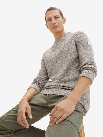 TOM TAILOR Pullover in Beige