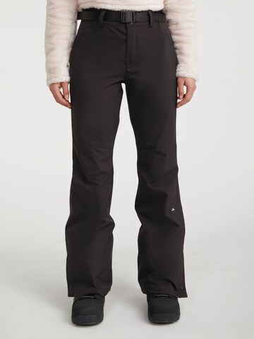 O'NEILL Slimfit Outdoorové kalhoty – černá: přední strana