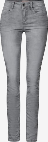 STREET ONE Slimfit Jeans in Grau: predná strana