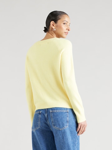 VERO MODA Sweater 'Doffy' in Yellow