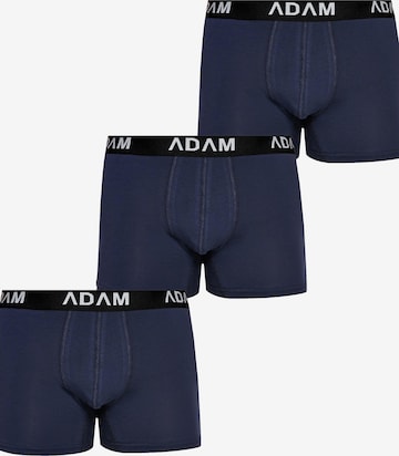 Adam Boxershorts '3er Pack' in Blau: Vorderseite