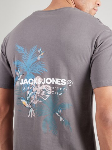 JACK & JONES Футболка 'JJHAWAII' в Серый