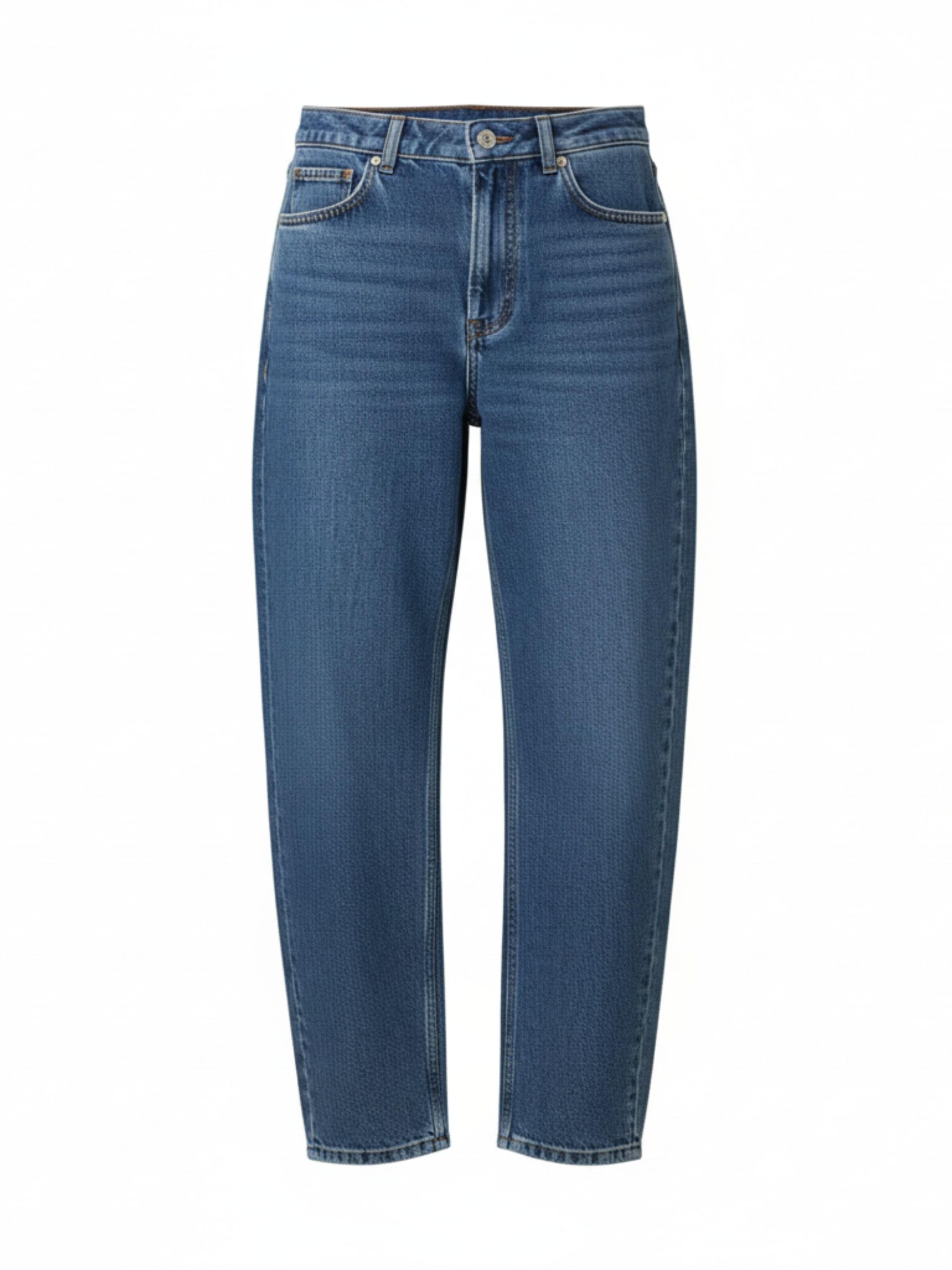 WEARABLE STORIES - Vaquero 'Nina' en azul: frente