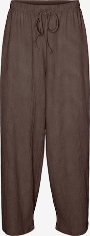 VERO MODA - Pierna ancha Pantalón 'LUNA ' en marrón: frente