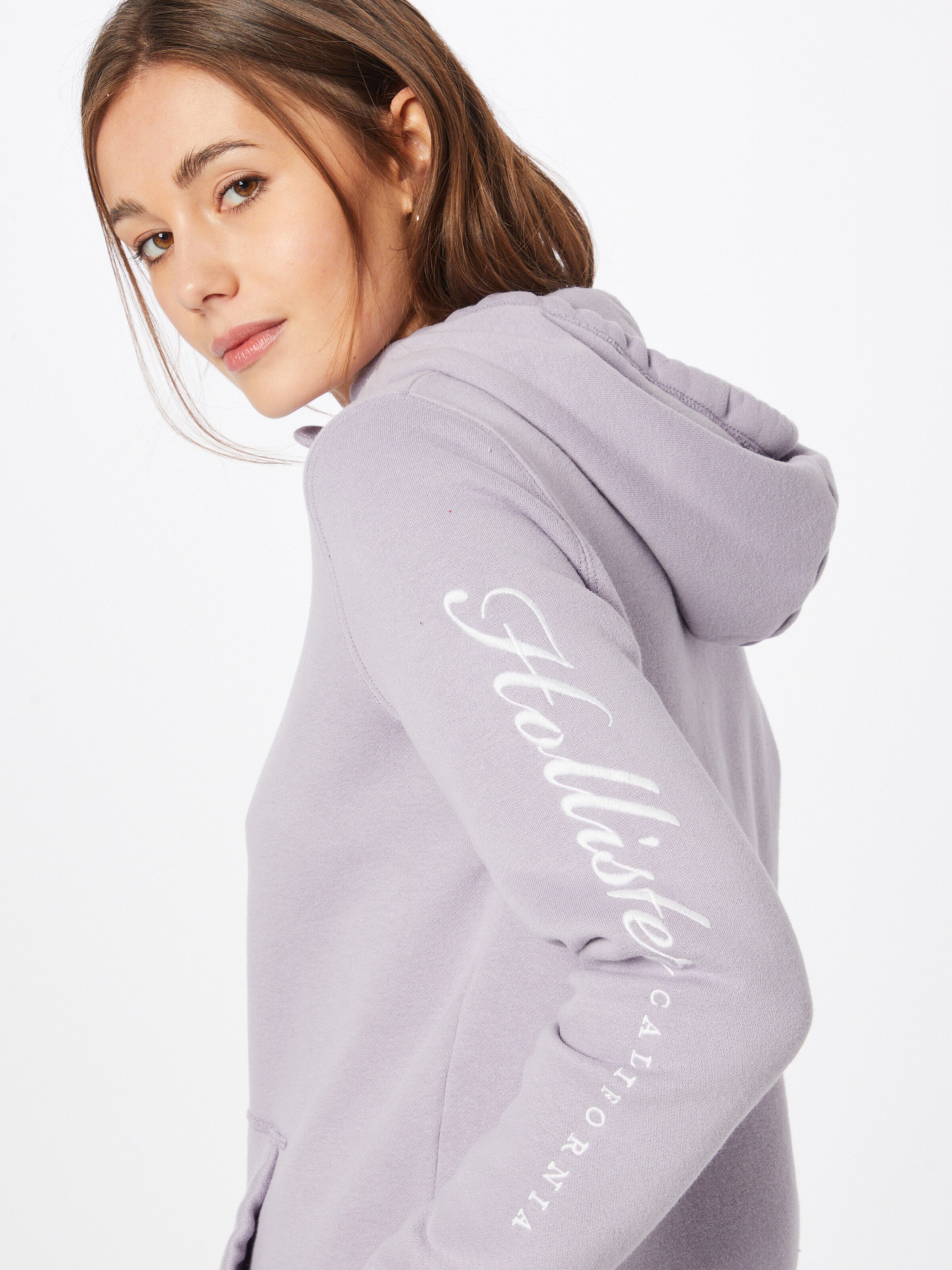 Frauen Sweat HOLLISTER Sweatshirt in Lavendel - DE00501