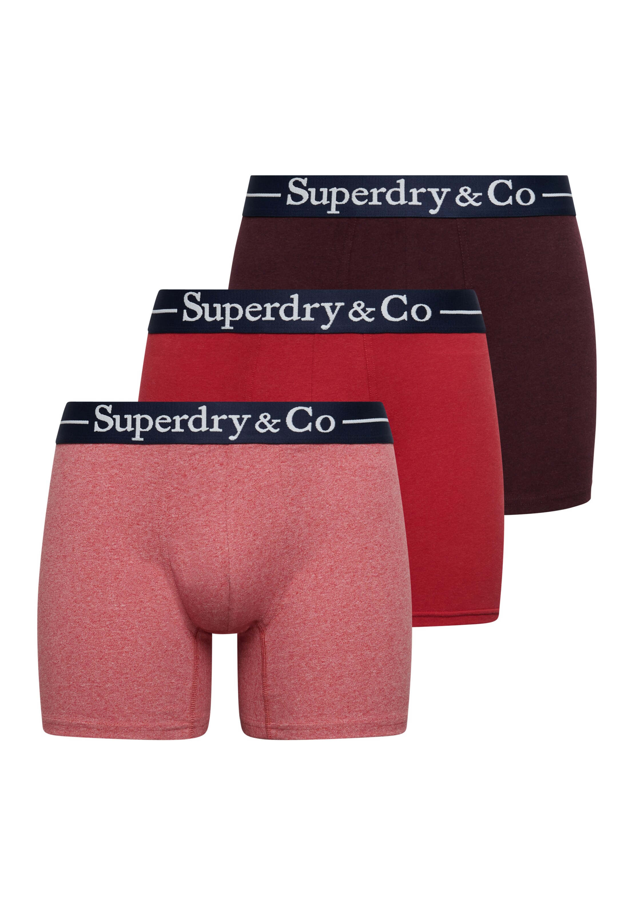 Superdry & Co Boxer shorts in Red: front