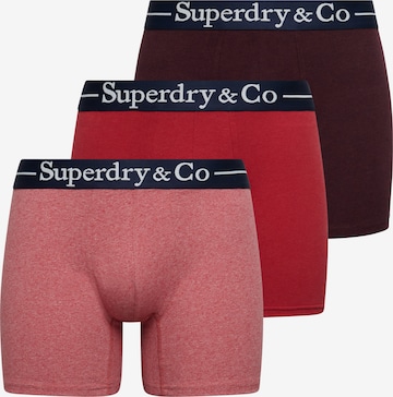 Superdry & Co Boxer shorts in Red: front