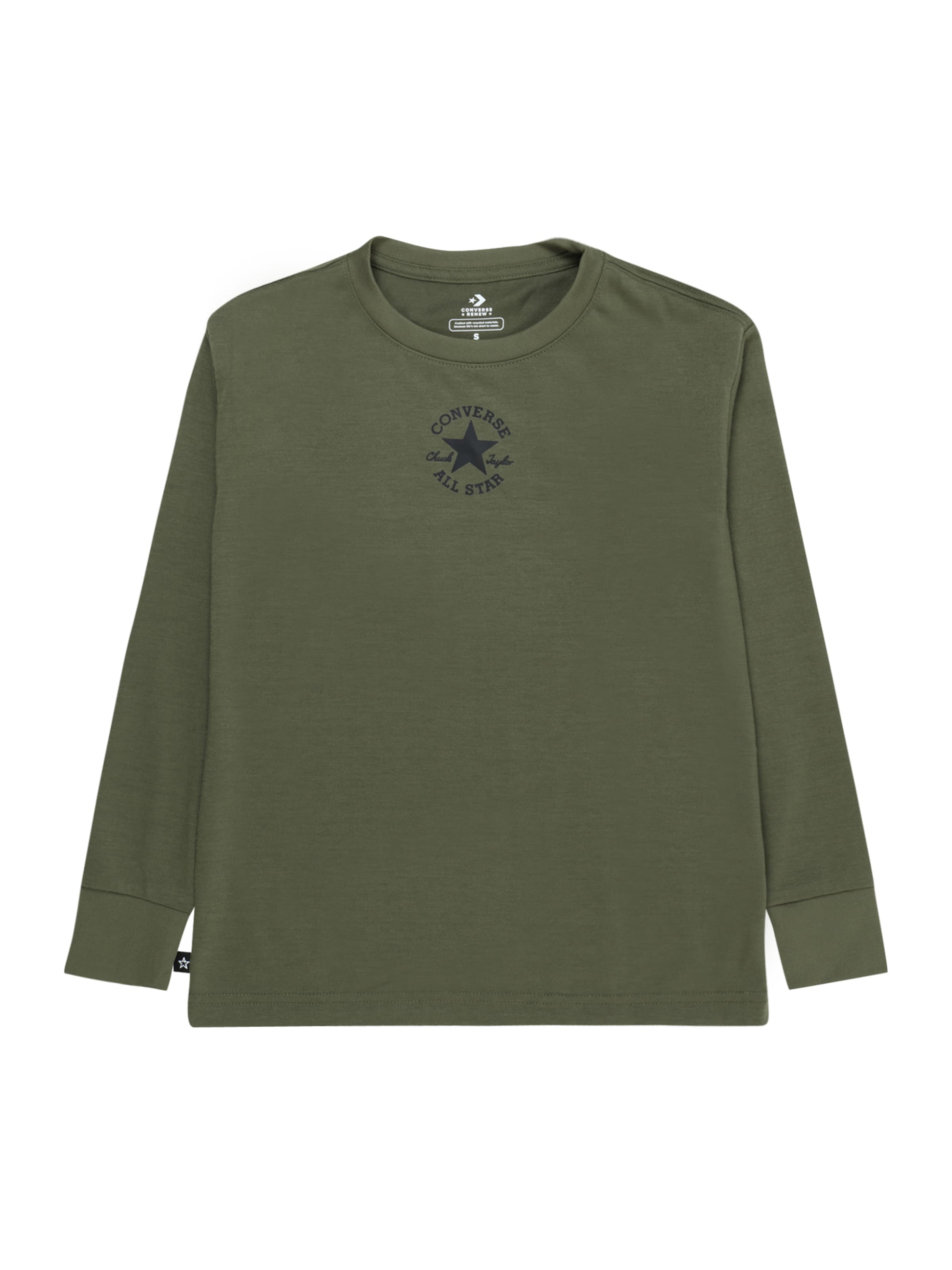 CONVERSE - Camisola em verde: frente