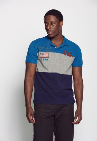 TOP GUN Shirt in Blauw: voorkant