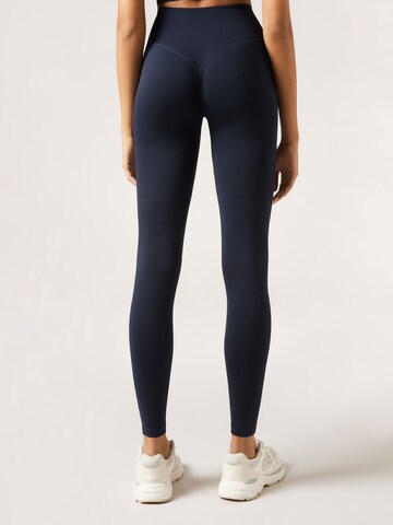CALZEDONIA Skinny Leggings in Blau