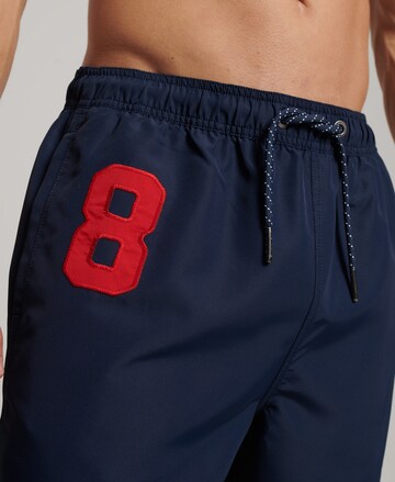 Superdry Zwemshorts in Blauw