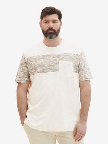 T-Shirt TOM TAILOR Men + en beige