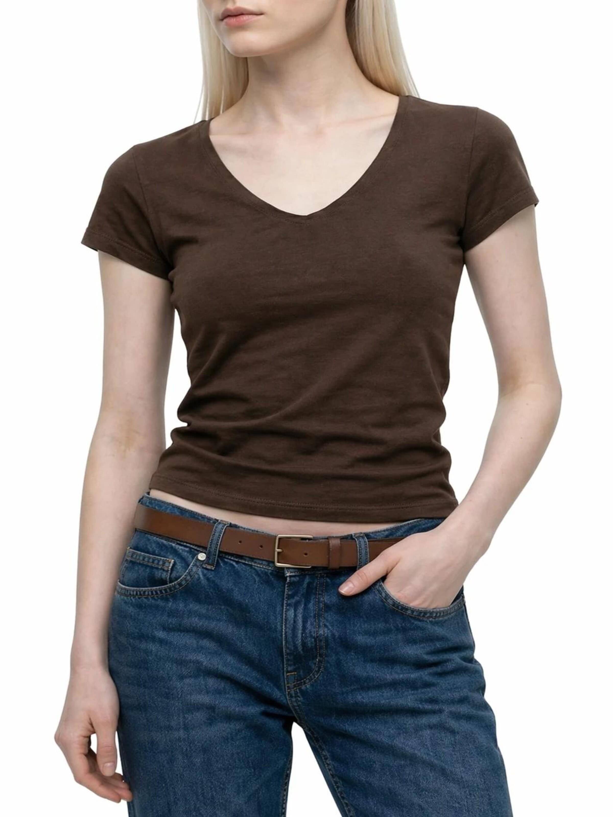 Alexa Dash Shirt in Brown