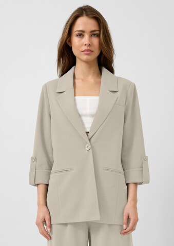 Blazer QS en beige : devant