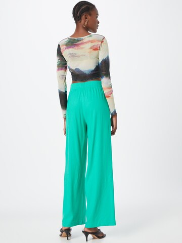 minimum Wide leg Broek in Groen