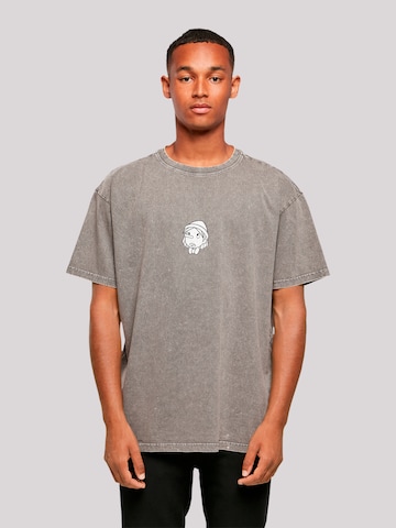 F4NT4STIC Shirt 'Heroes of Childhood Pinocchio' in Grey: front