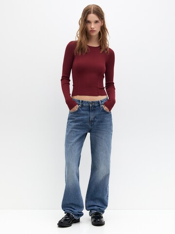 Pull&Bear Svetr – červená
