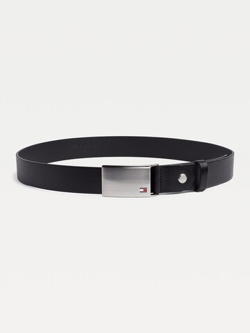 TOMMY HILFIGER Belt 'Plaque' in Black