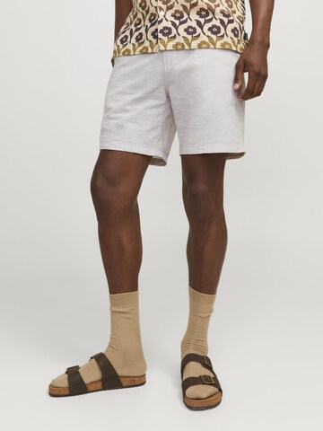 JACK & JONES Обычный Брюки-чинос 'JJAce Summer' в Бежевый: спереди