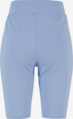 DEF Skinny Shorts in Blau