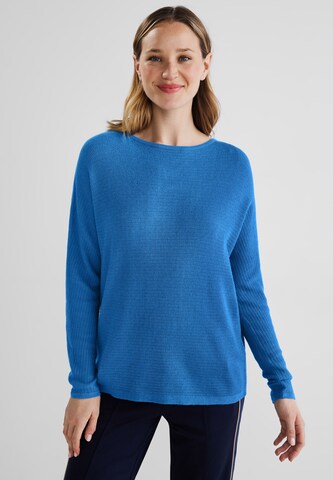 STREET ONE Sweater in Blue: front