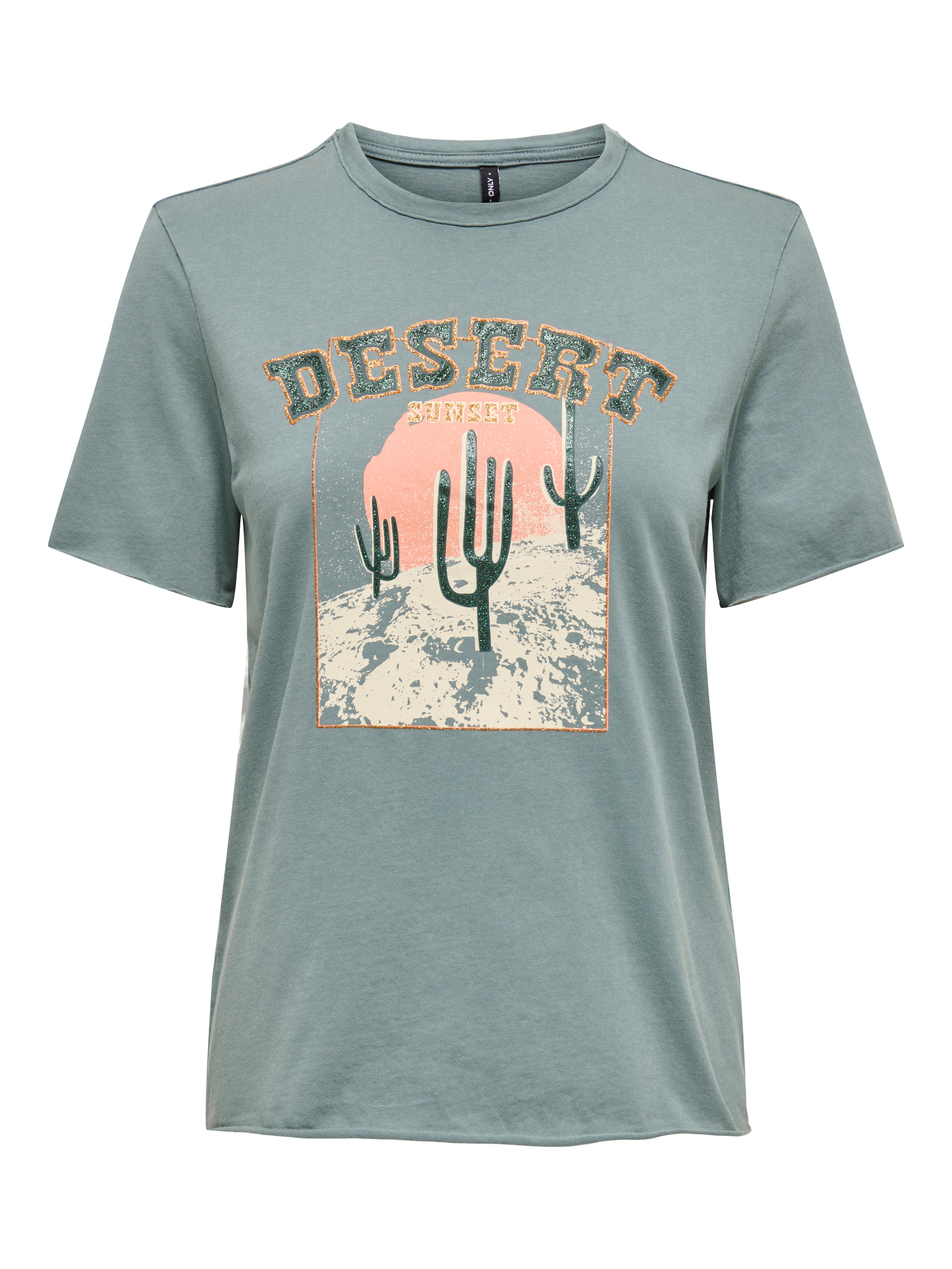 ONLY Tričko 'ONLLOULOU' - Zelená: predná strana