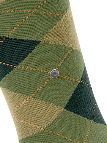 BURLINGTON Knee High Socks 'Edinburgh' in Green