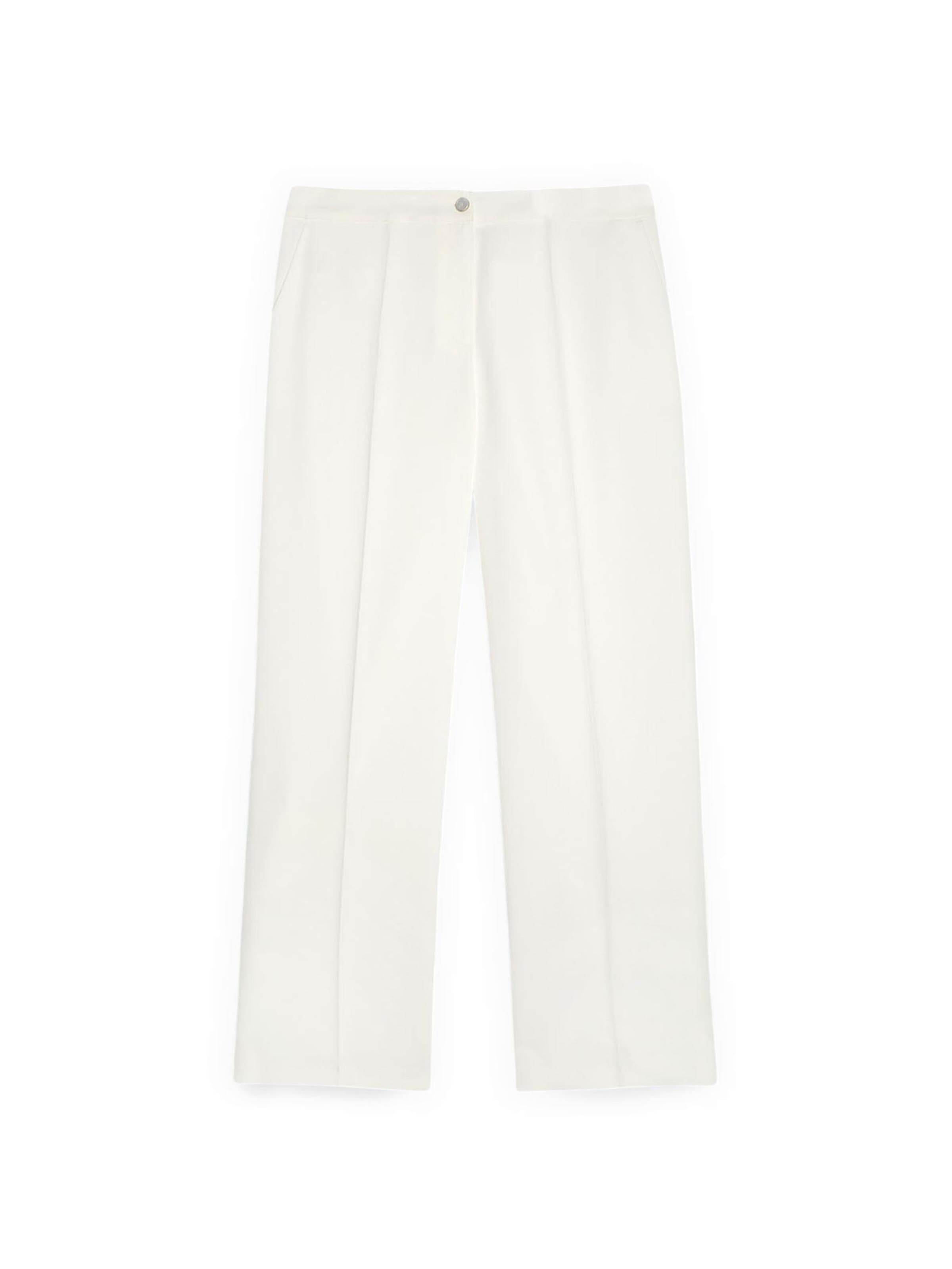 regular Pantaloni di Fiorella Rubino in bianco: frontale