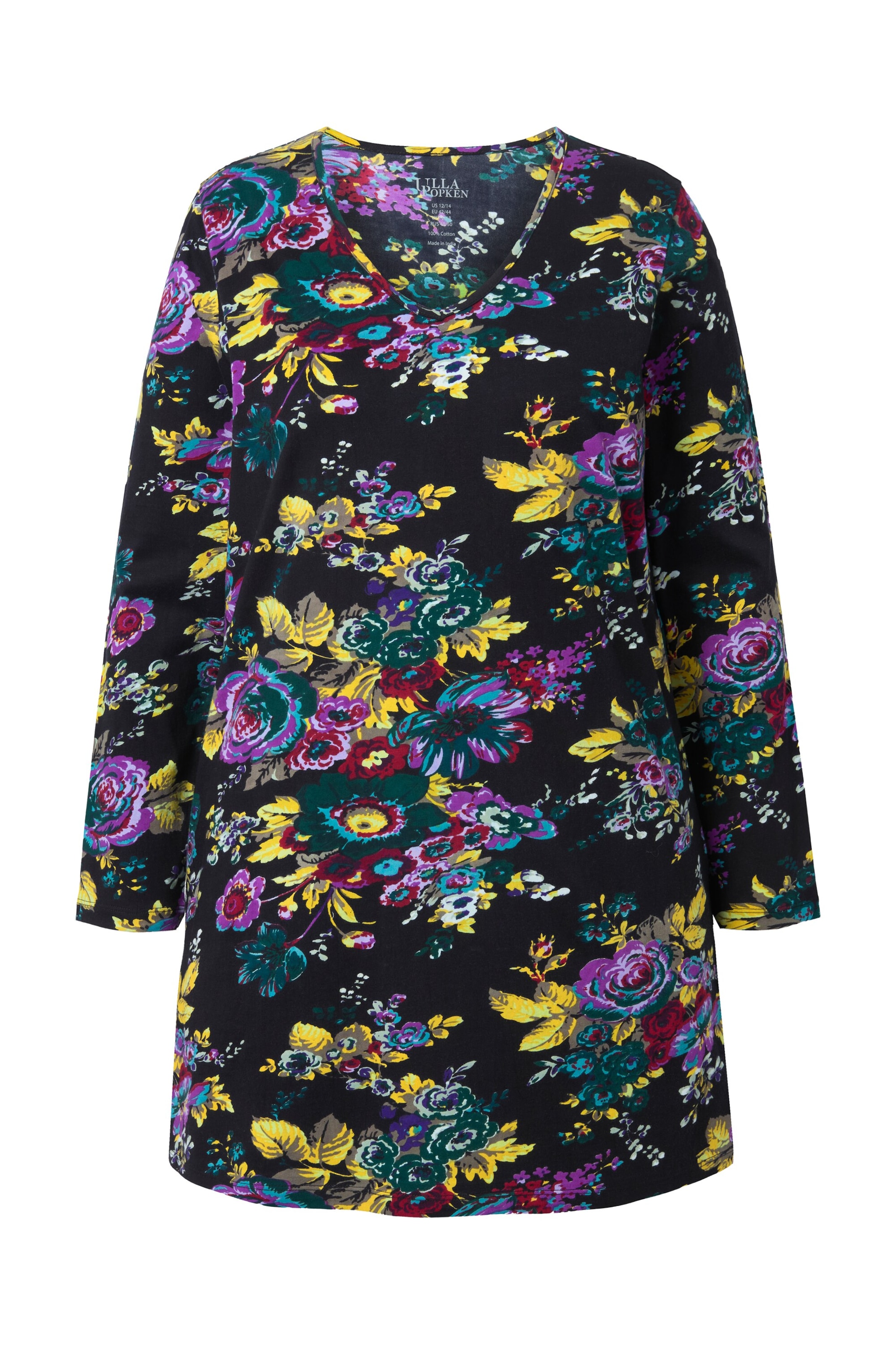 Ulla Popken Shirt in Gemengde kleuren: voorkant