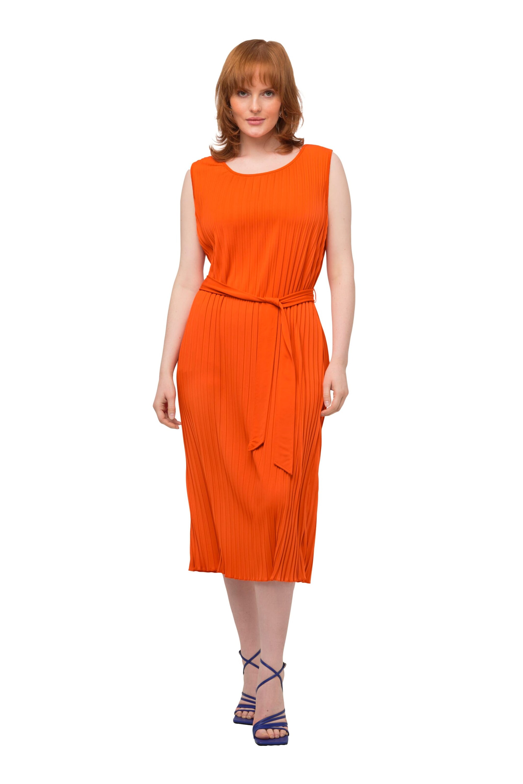 Robe Ulla Popken en orange : devant
