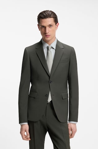 BOSS Slim fit Suit in Green: front