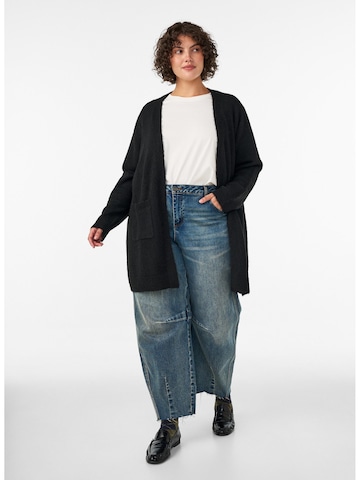 Zizzi Cardigan i sort