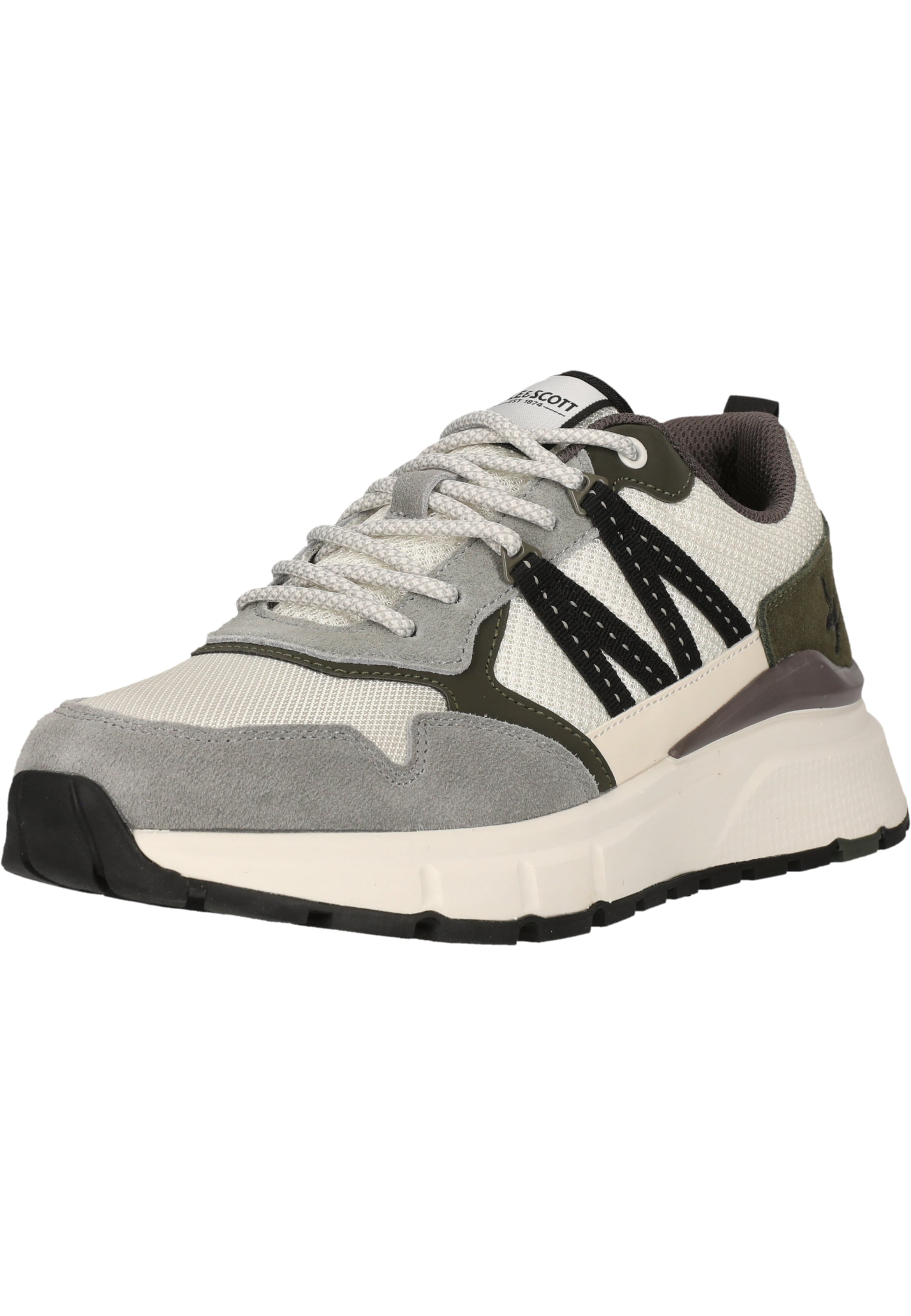 Lyle & Scott Platform trainers 'Lennox' in Brown: front