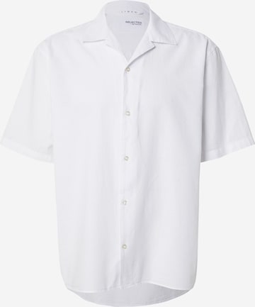 SELECTED Regular Fit Paita 'SLHBOXY-SUN' värissä valkoinen: etupuoli