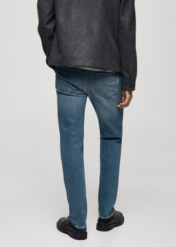 MANGO MAN Regular Jeans 'Jan' in Blau