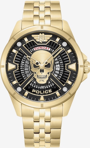 POLICE Analog Watch in Gold: front
