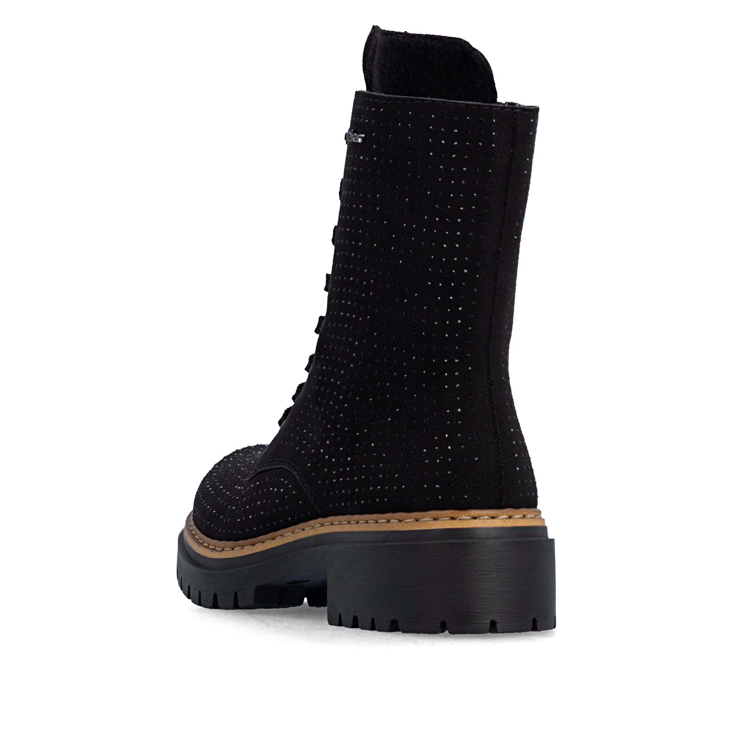Bottes à lacets Rieker en noir