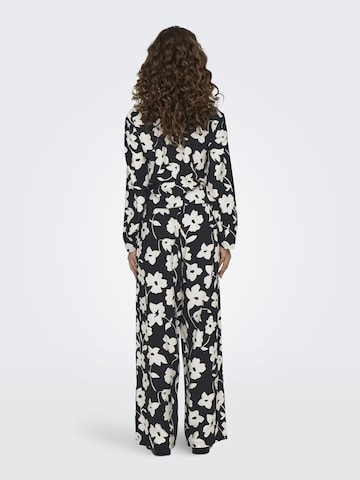 JDY Wide Leg Hose 'JDYSilas' in Schwarz