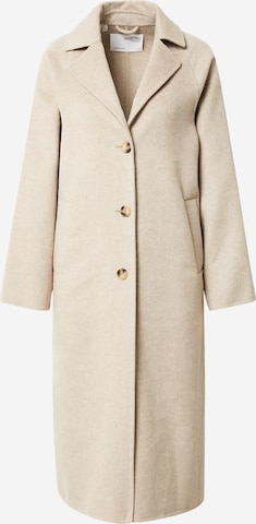 Manteau mi-saison 'Tama' SELECTED FEMME en beige : devant