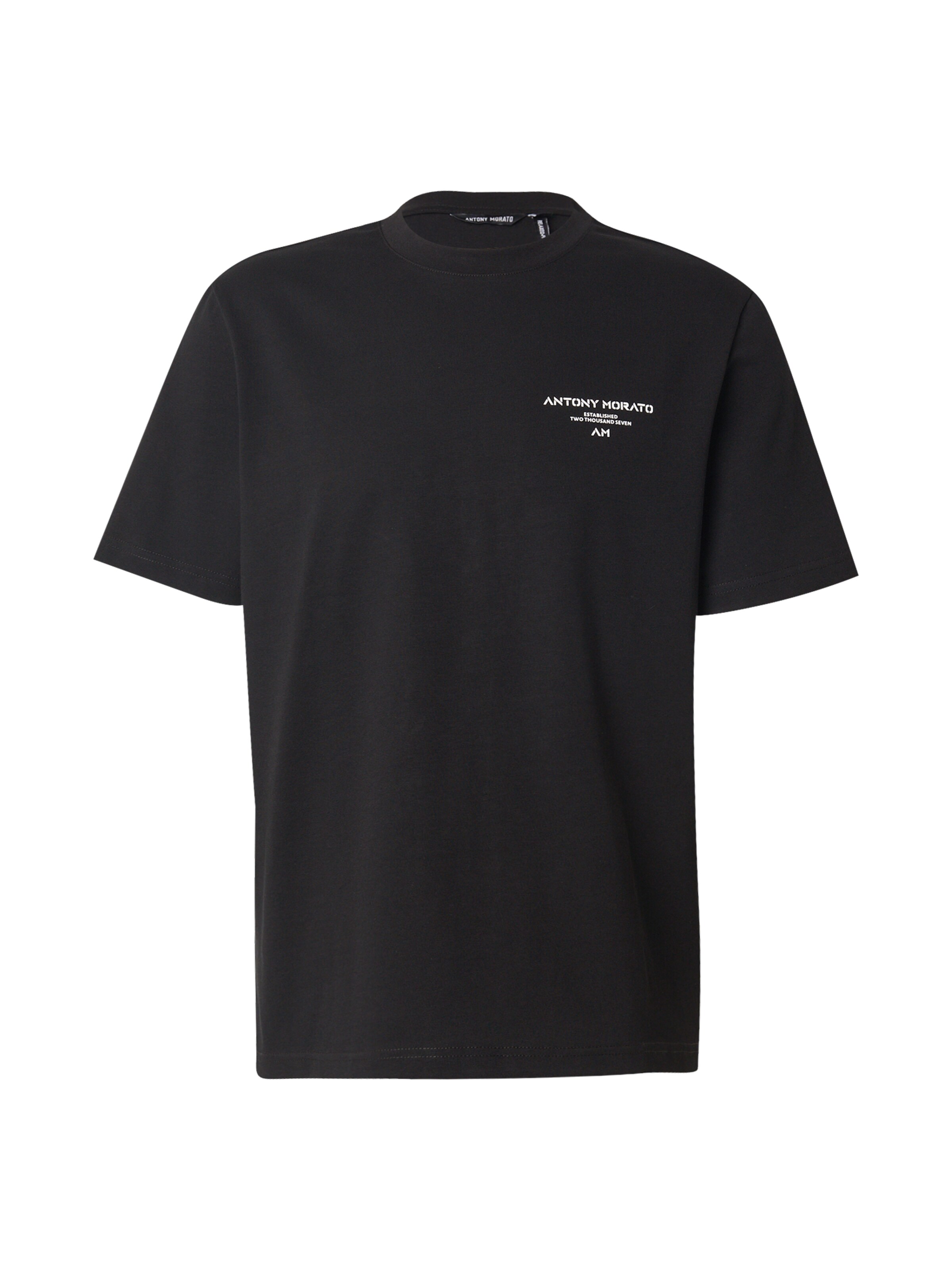 juoda ANTONY MORATO Marškinėliai: priekis