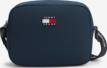 Tommy Jeans - Mala de ombro 'ESS' em azul: frente