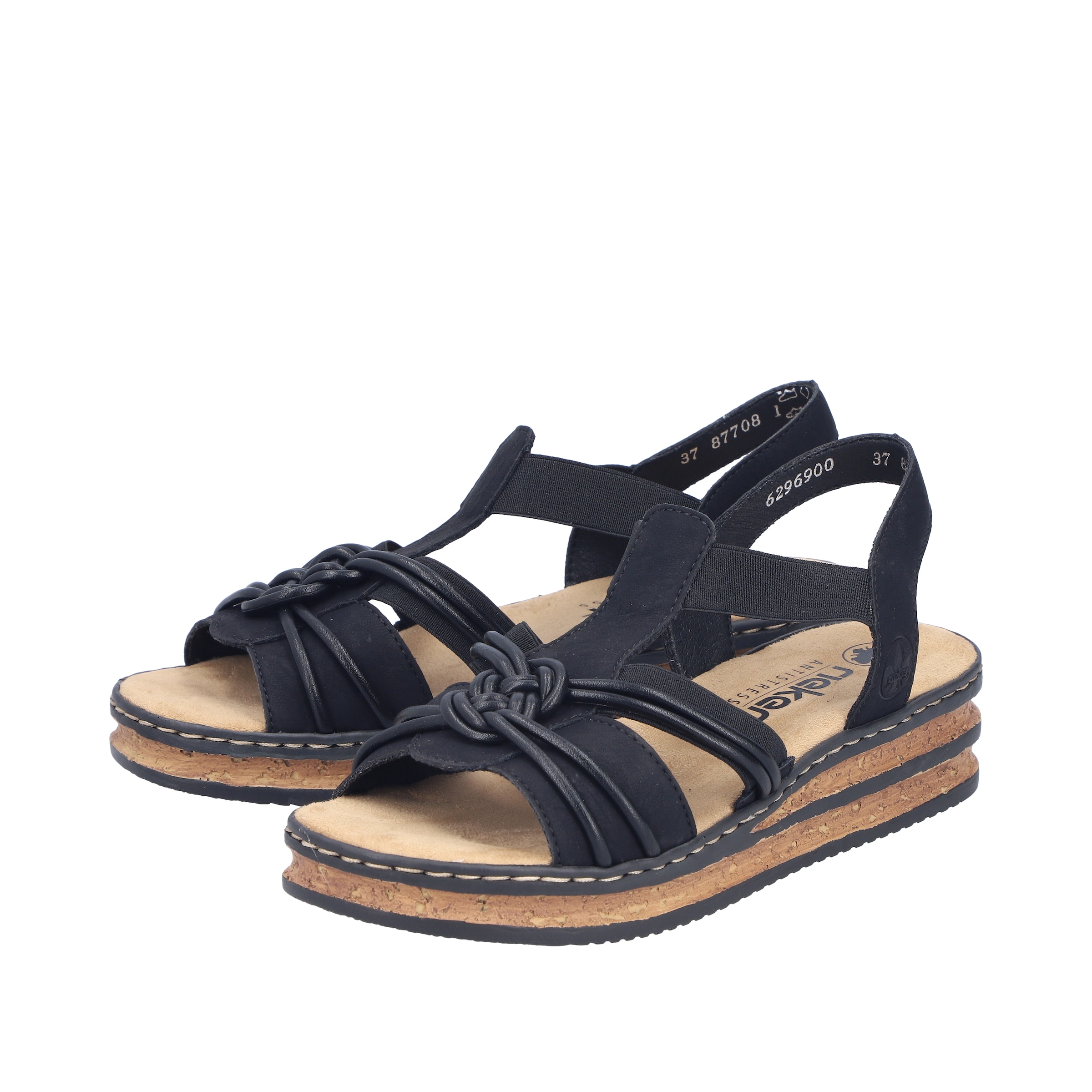 Rieker Sandale in Schwarz