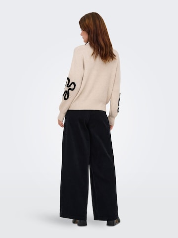 Pull-over 'ONLDAISY' ONLY en beige