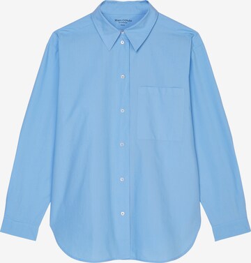 Marc O'Polo Blouse in Blauw: voorkant