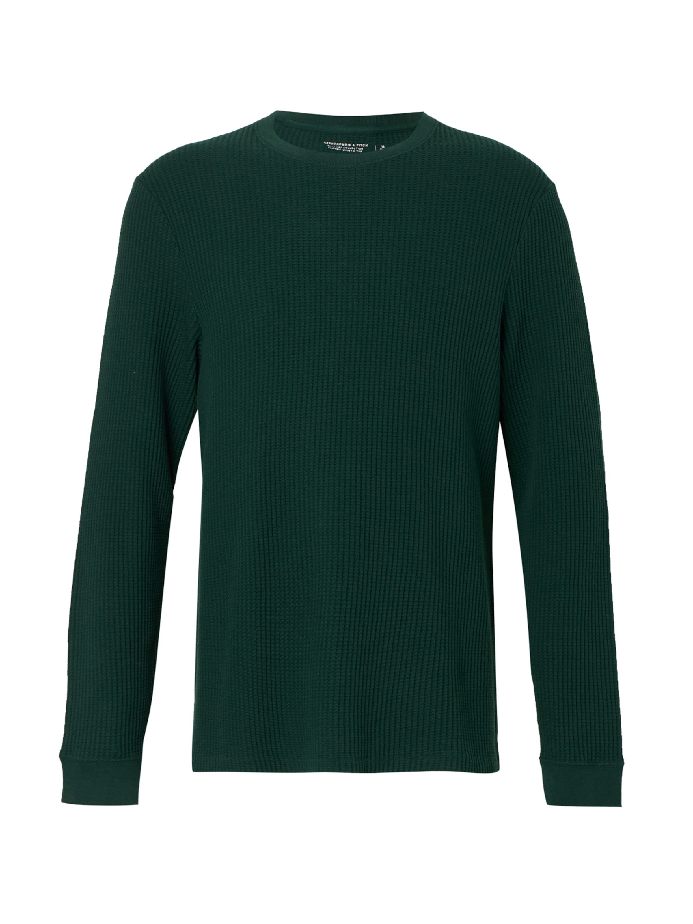 Tricou 'CLASSIC' de la Abercrombie & Fitch pe verde: față