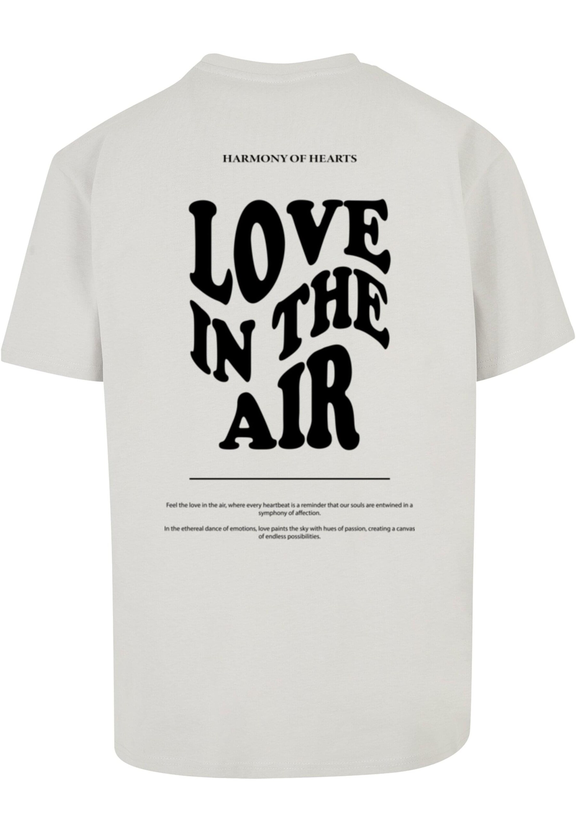 Merchcode Bluser & t-shirts 'Love In The Air' i grå