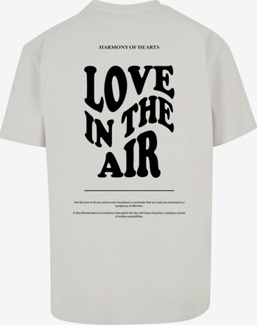 Merchcode Shirt 'Love In The Air' in Grey