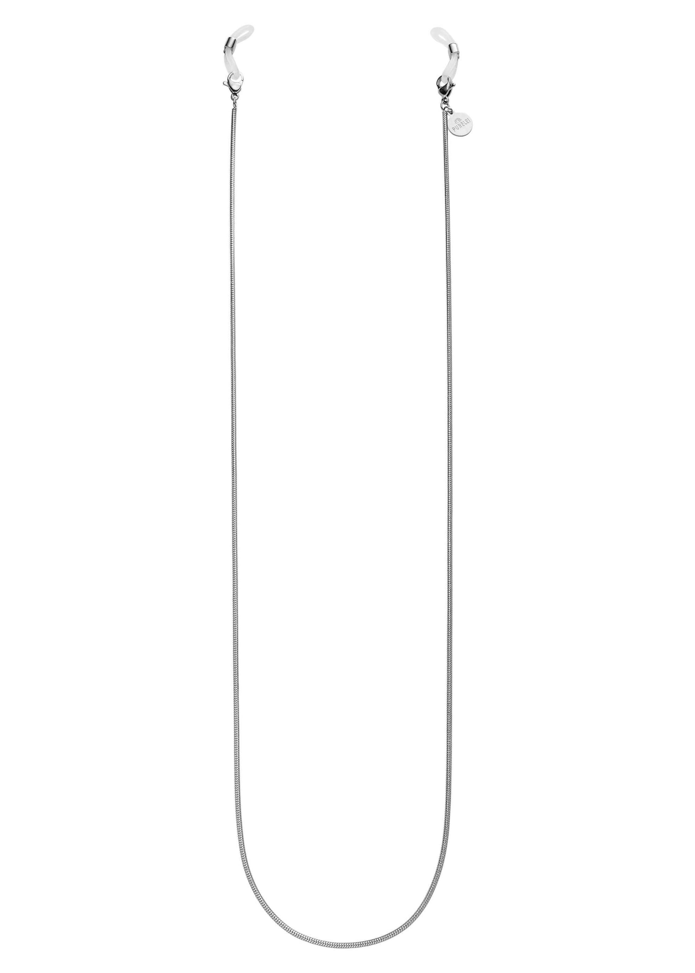 PURELEI - Cadena 'Sleeky' en plata: frente